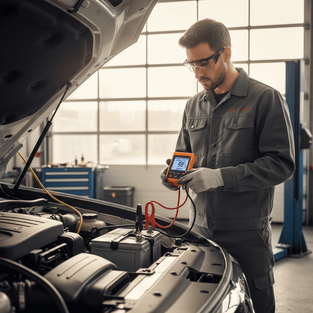 Battery diagnostics and testing service