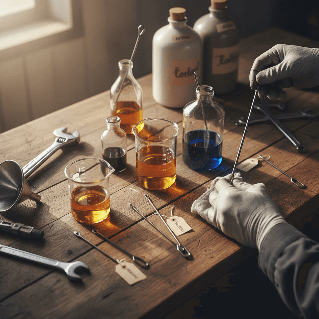 Vehicle fluid check and maintenance service